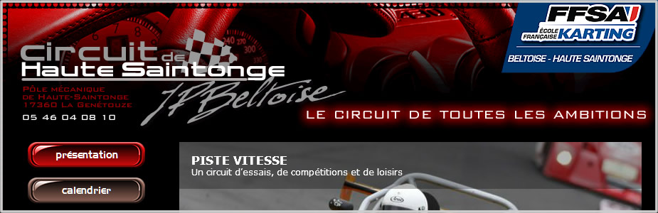 Site internet du circuit de Haute Saintonge